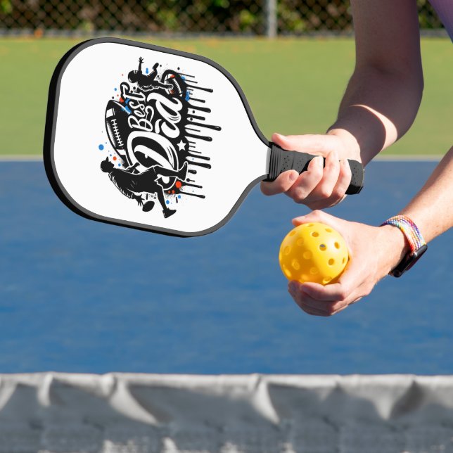Best Dad Football father and son Pickleball Paddle (Insitu)