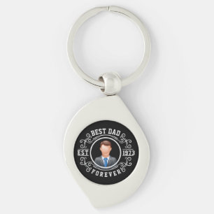 Best Dad Forever Birthday Gift T-Shirt Key Ring
