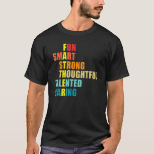 Best Dad  From Daughter Son Fun Smart Strong Fathe T-Shirt