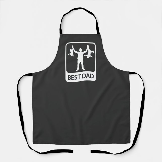 Best Dad - Funny Father's Day Apron (Front)