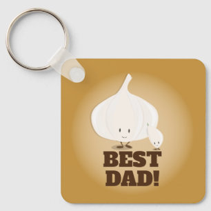 Best Dad Garlic   Keychain