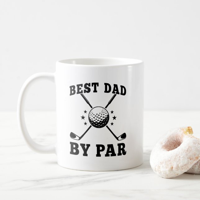 Best Dad Golf Mug (With Donut)