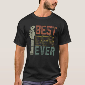 Best Dad Guitar Music Men Apparel Fathers Day Musi T-Shirt