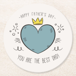Best Dad Happy Father's Day Coaster