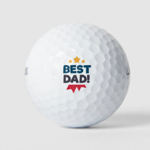 Best Dad Happy Father's Day   Golf Balls