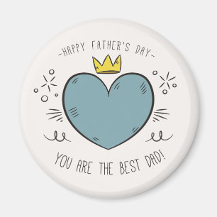 Best Dad Happy Father's Day   Magnet