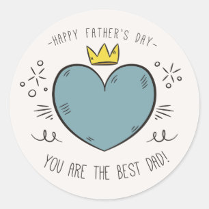 Best Dad Happy Father's Day Sticker