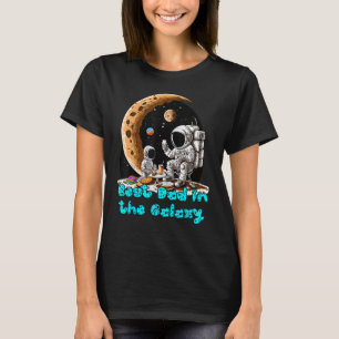 Best Dad In The Galaxy Astronaut Dad And Son Gala T-Shirt