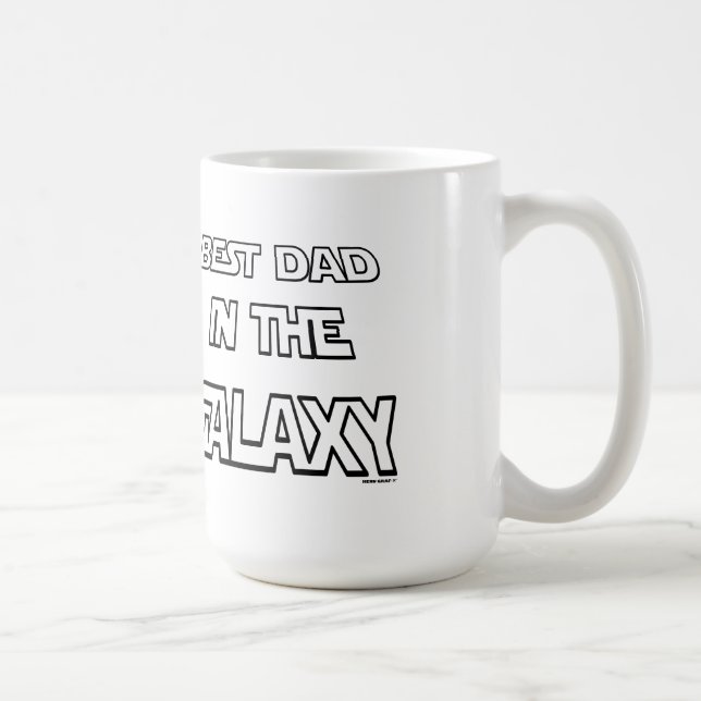 BEST DAD IN THE GALAXY COFFEE MUG (Right)