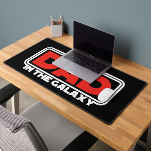 Best Dad in the Galaxy Desk Mat
