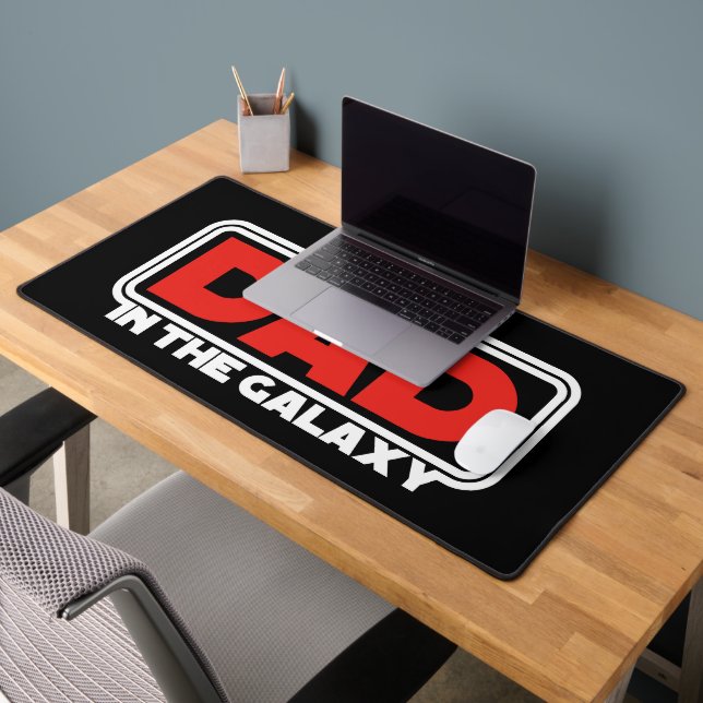 Best Dad in the Galaxy Desk Mat (Office 2)