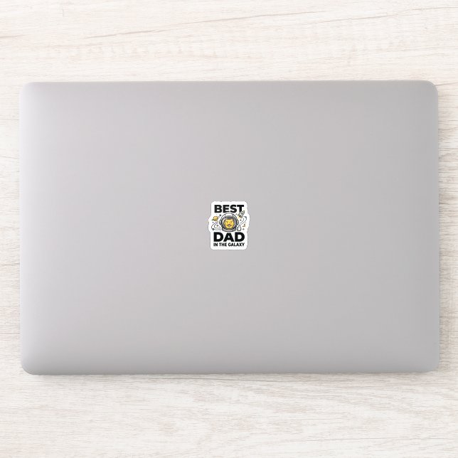 Best Dad in the Galaxy Father’s Day Space Gift (Computer)