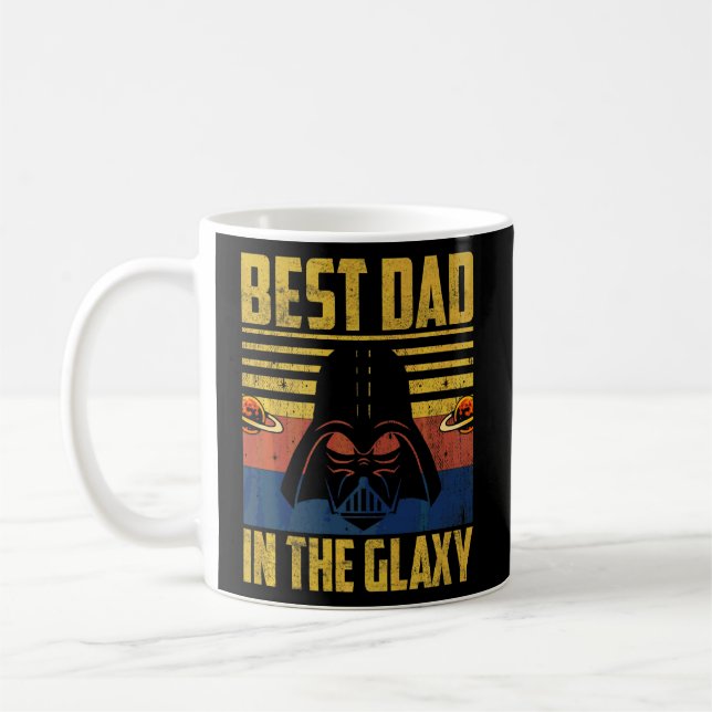 Best Dad In The Galaxy   Fathers Day  Coffee Mug (Left)