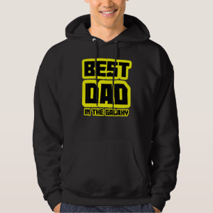 Best Dad In The Galaxy Husband Daddy Sci Fi Father Hoodie