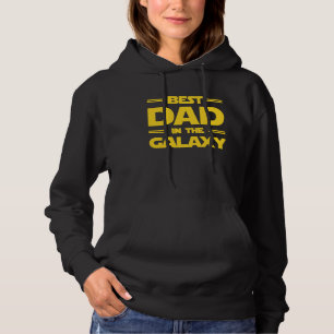 Best Dad in the Galaxy Mens Dad New Dad Best Dad Hoodie