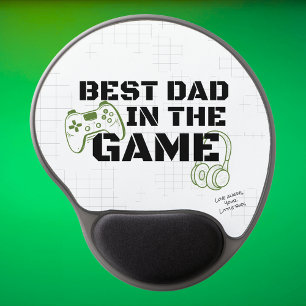 Best Dad in the Game Gift Mouse Pad for Gamer Dads