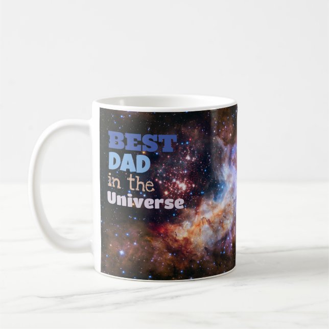 Best Dad in the Universe Father   Coffee Mug (Left)