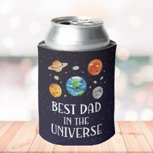 Best Dad in The Universe Funny Quote Fathers Day  Can Cooler