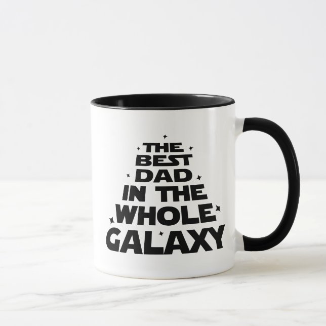 Best Dad in the Whole Galaxy - Father's Day Mug (Right)