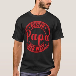 Best Dad Inhe World Saying Father friend T-Shirt