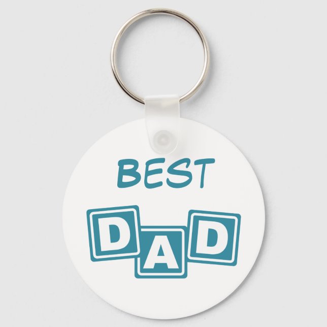 Best Dad Keychain Template (Front)