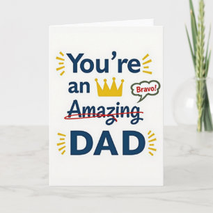 Best Dad King Card