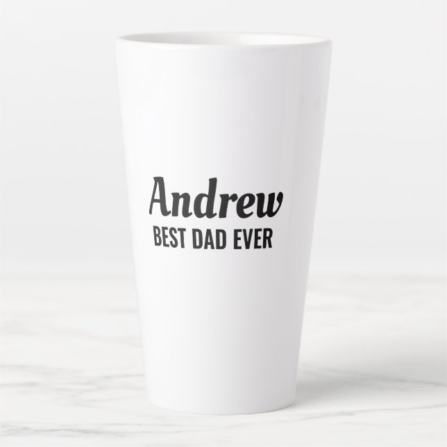 Best Dad  Latte Mug (Front)