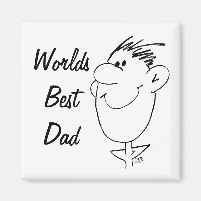 Best Dad Magnet (Front)