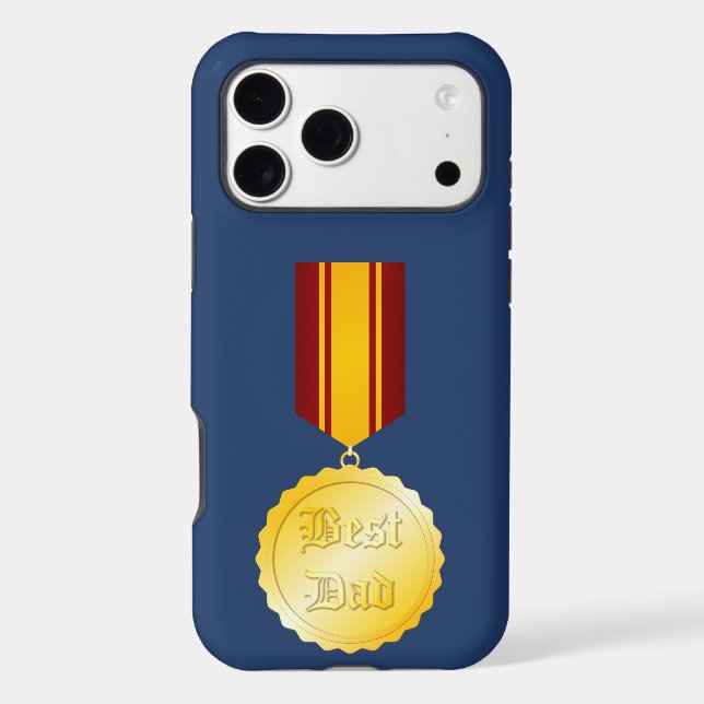 Best Dad Medal Brooch Father’s Day (Back)