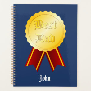 Best Dad Medal Ribbon Father’s Day Planner