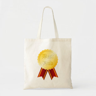 Best Dad Medal Ribbon Father’s Day Tote Bag