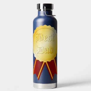 Best Dad Medal Ribbon Father’s Day Water Bottle