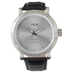 BEST DAD monogram Watch