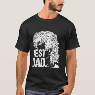 Best Dad Mullet Barber Haircut Hairstyle Stylist M T-Shirt