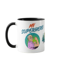 Best Dad My Superhero Custom Father's Day Mug