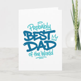 Best Dad of the World Card