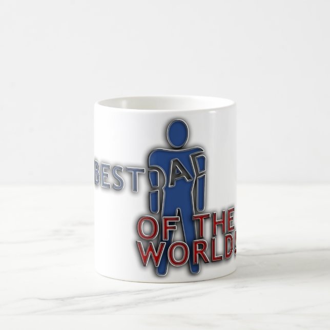 BEST DAD OF THE WORLD COFFEE MUG (Center)