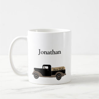 Best Dad! Old Truck Coffee Cup Mug