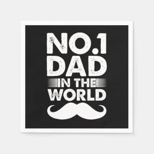 Best Dad Papa Father Daddy Daddies Fathers Day Gif Napkin