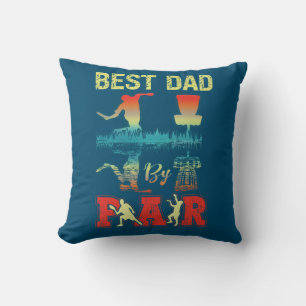 Best Dad Par Discgolf Discgolfer Frisbee Golfing Cushion