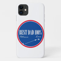Best Dad Patience Love Arrow iPhone 11 Case