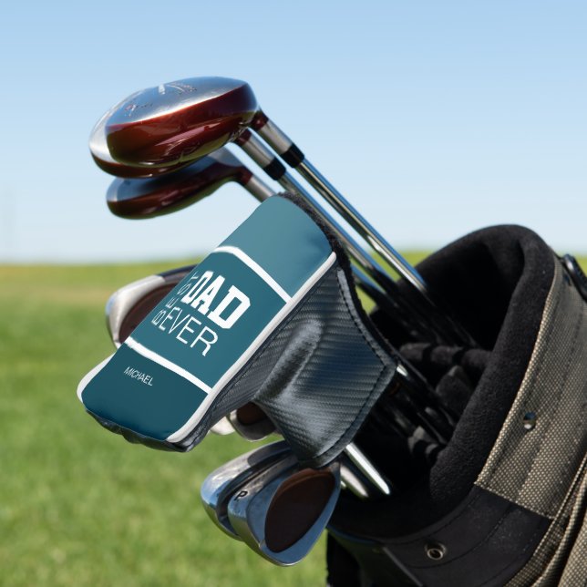 Best Dad Personalised Golf Head Cover (In Situ)