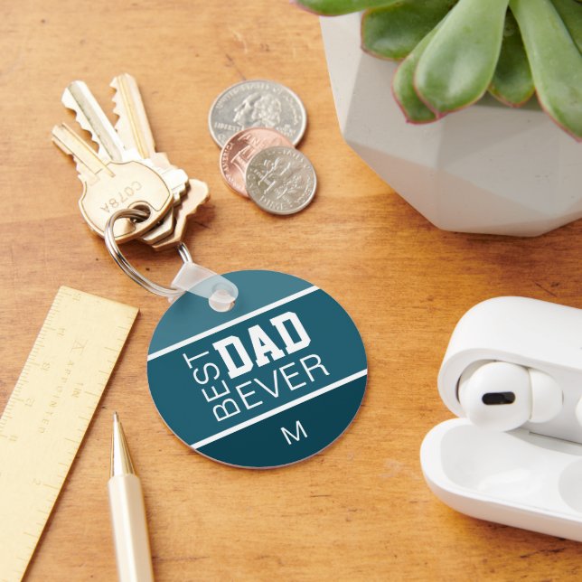 Best Dad Personalised Key Ring (Desk)