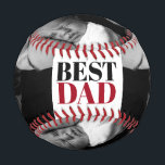 Best Dad Personalised Photo Baseball<br><div class="desc">Just ONE photo (better in horizontal) will make this ball a touching keepsake for daddy and his sweetheart.</div>