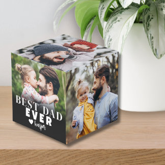 Best Dad Personalised Photo Cube