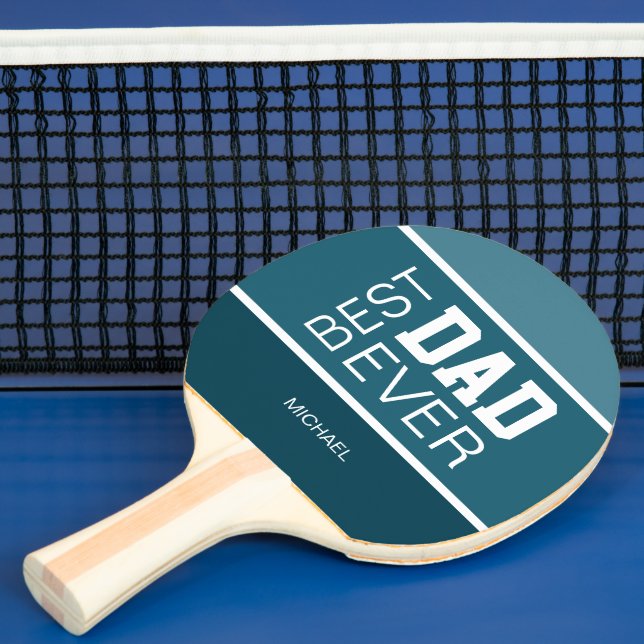 Best Dad Personalised Ping Pong Paddle (Insitu)