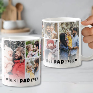 Best Dad Photo Collage Coffee Mug