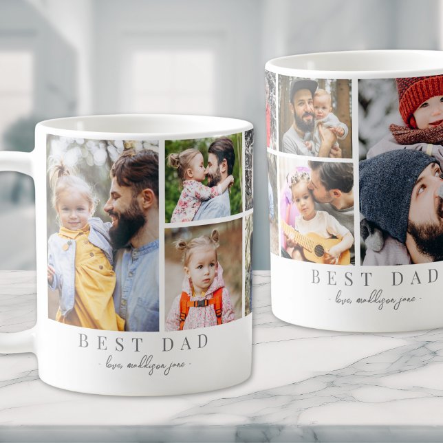 Best Dad Photo Collage Father Coffee Mug (Best Dad Photo Collage Father Coffee Mug )