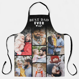 Best Dad Photo Collage Father's Day Apron