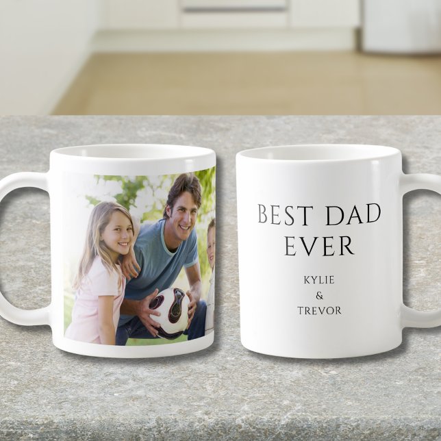 Best Dad Photo Personalised  Coffee Mug (Creator Uploaded)